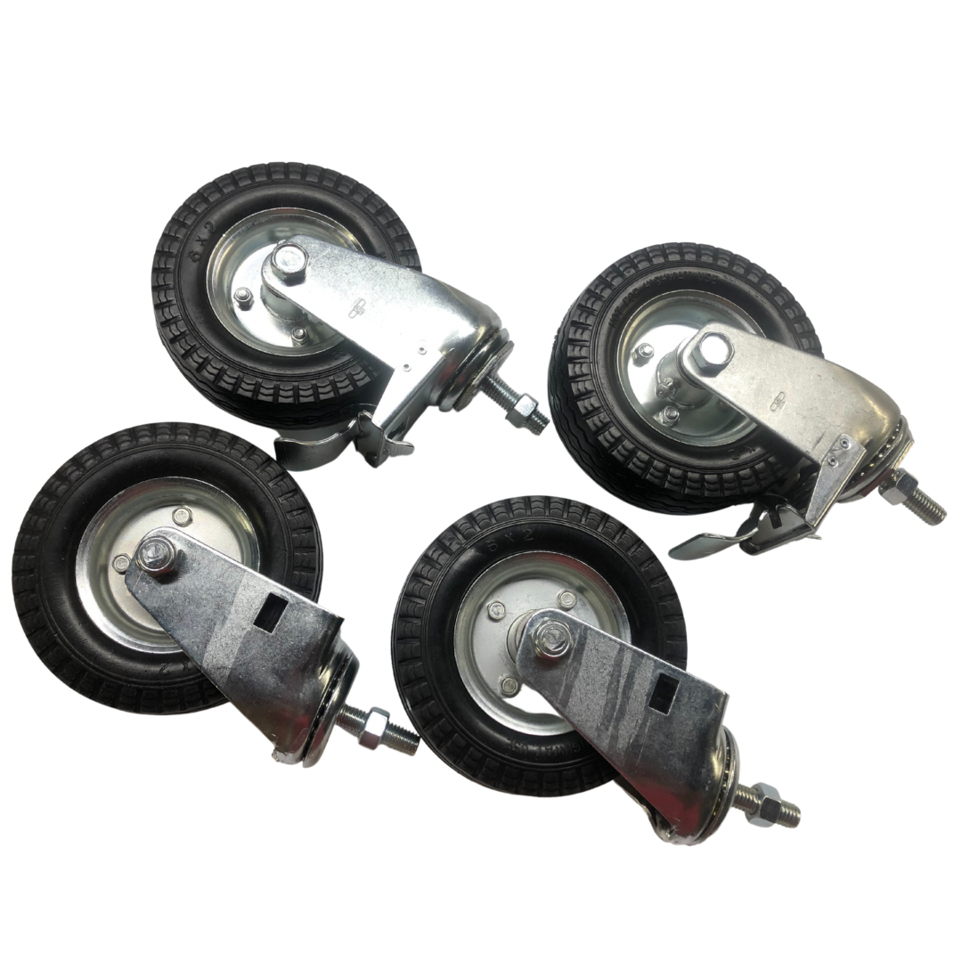 Wheel Set (4) Flat Free Casters | Trolley Accessories | Best In Show Trolleys