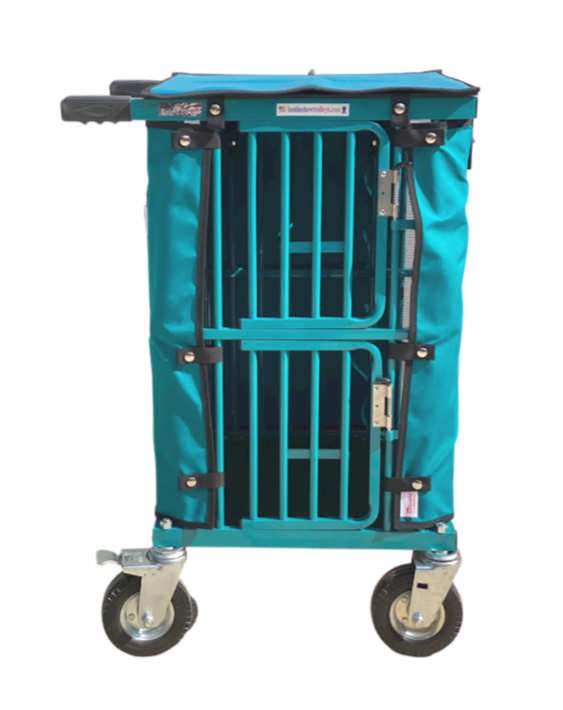 2 Berth Double Decker Mini Trolley | Pet Show Trolley | Best In Show Trolleys