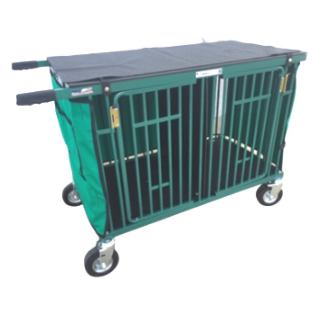 2 Berth Extra Long Side x Side Trolley | Pet Show Trolley | Best In Show Trolleys