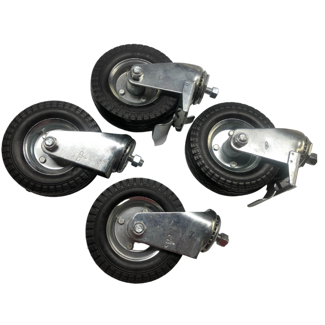 Wheel Set (4) Flat Free Casters | Trolley Accessories | Best In Show Trolleys