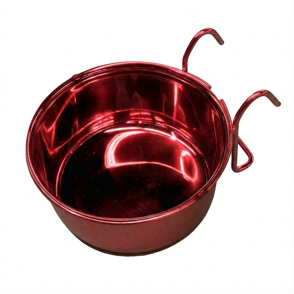 BIS Coop Cups 5oz Painted, wire hanger, Feed/Water CCP5