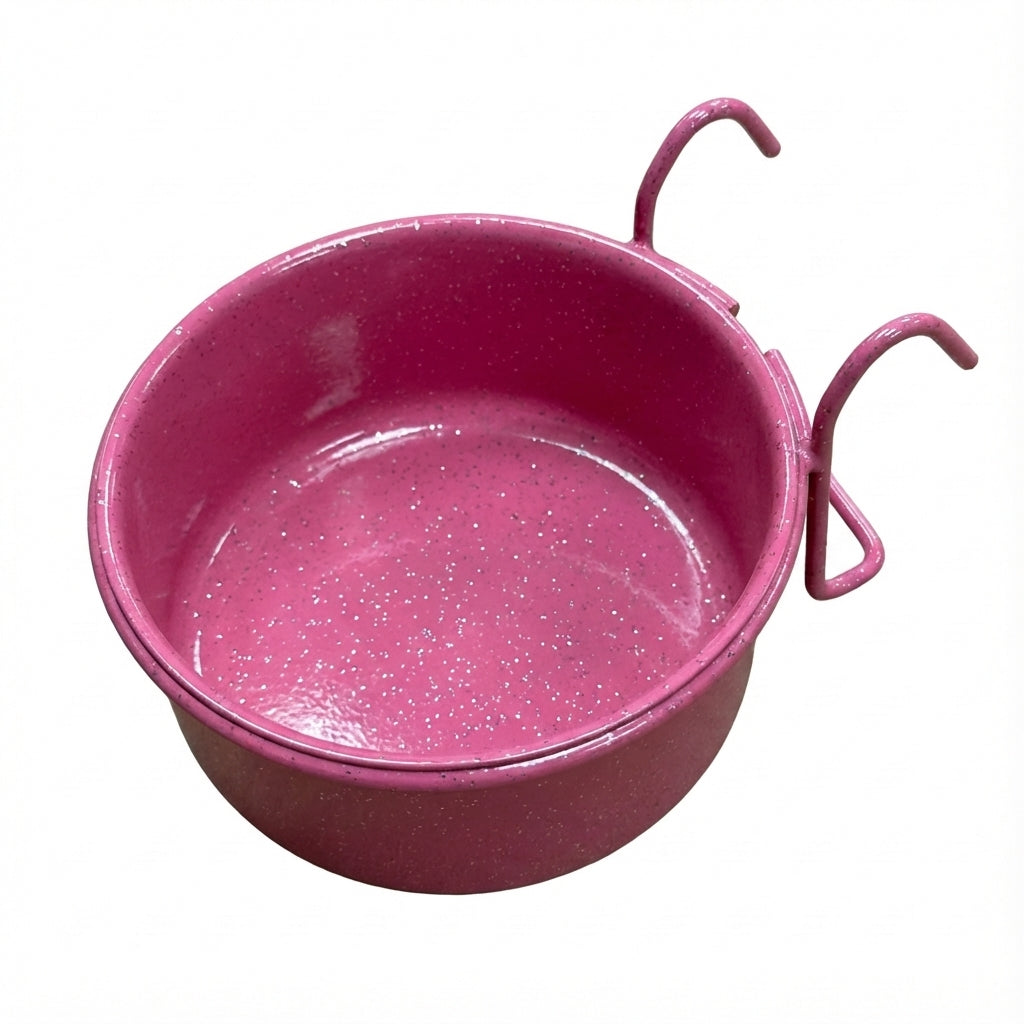 BIS Coop Cups 5oz Painted, wire hanger, Feed/Water CCP5