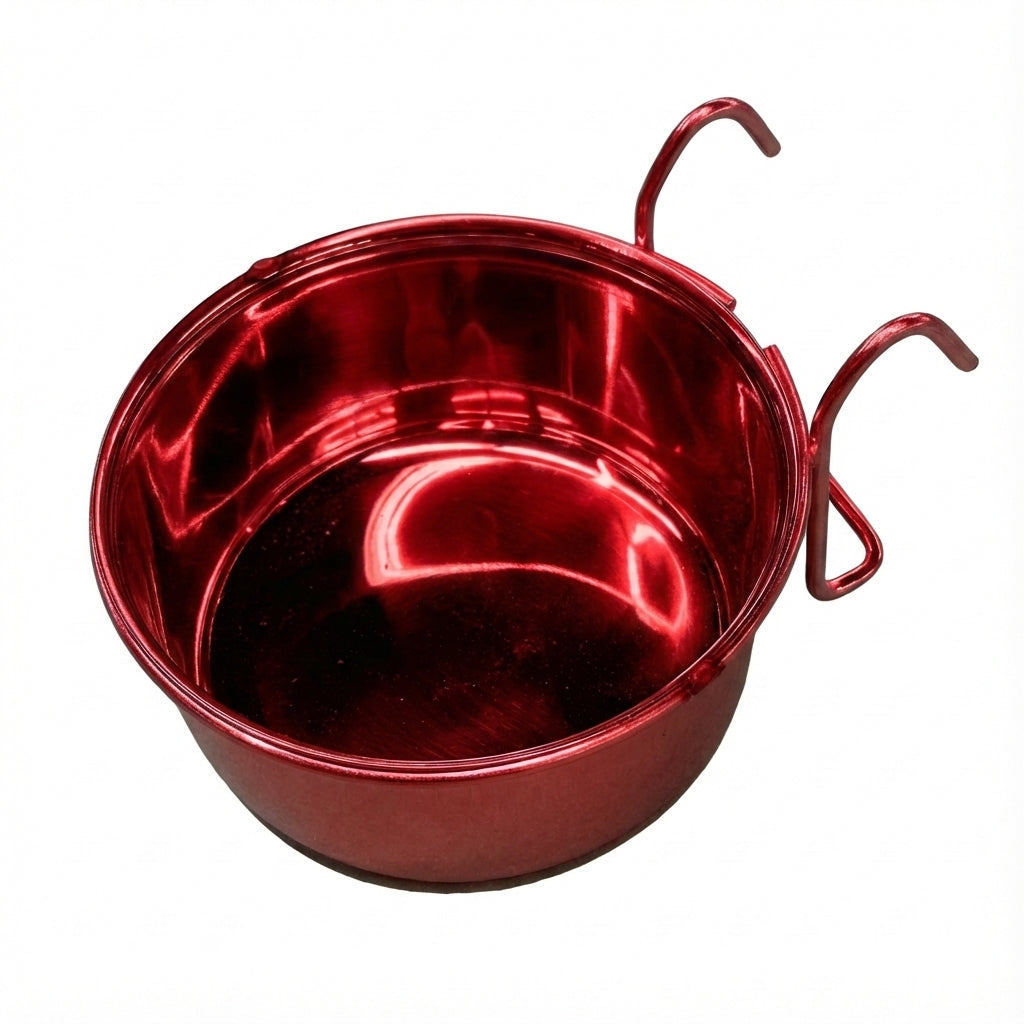 BIS Coop Cups 5oz Painted, wire hanger, Feed/Water CCP5